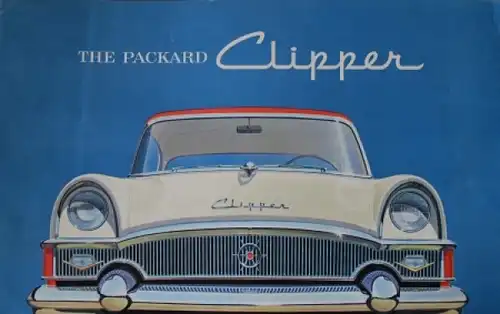 Packard Clipper Modellprogramm 1955 Automobilprospekt (4796)