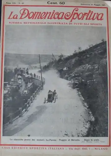 "La Domenica Sportiva" Motorsport-Zeitschrift 1921 (4853)