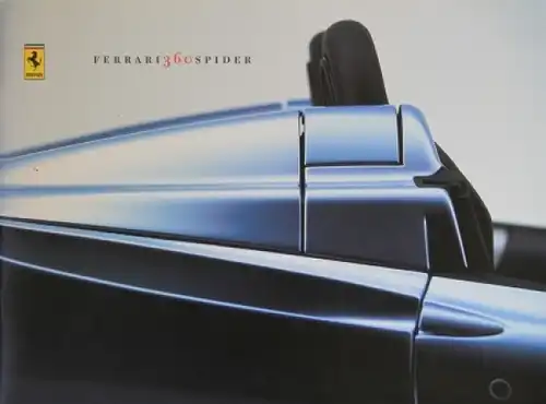 Ferrari 360 Spider Modellprogramm 2000 Automobilprospekt (4956)