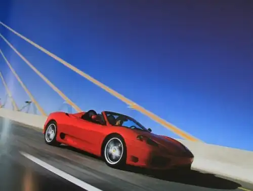 Ferrari 360 Spider Modellprogramm 2000 Automobilprospekt (4956)