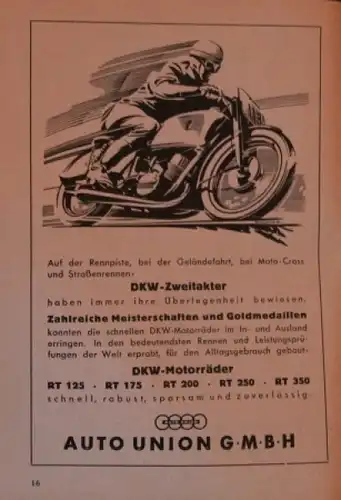 "Dreieck-Rennen" Dieburg April 1954 Rennprogramm (4974)