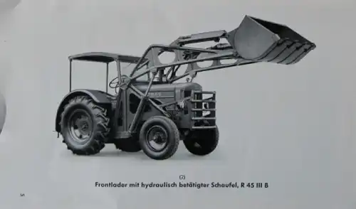 Hanomag R 16 bis R 45 Radschlepper 1955 Betriebsanleitung (5169)