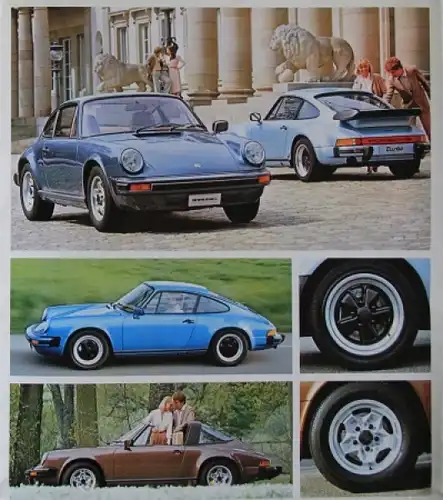 Porsche Modellprogramm 1980 Automobilprospekt (5187)