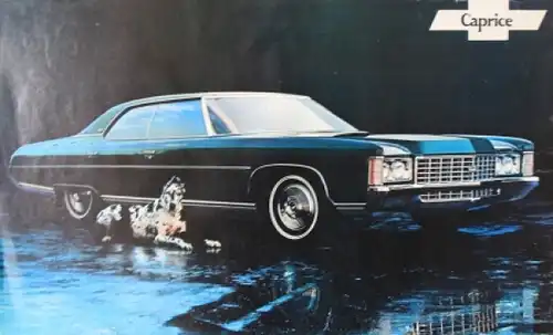 Chevrolet Caprice Modellprogramm 1970 Automobilprospekt (5346)