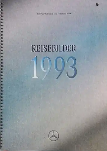 Mercedes-Benz Personenwagen 1993 "Reisebilder" Jahreskalender (5353)
