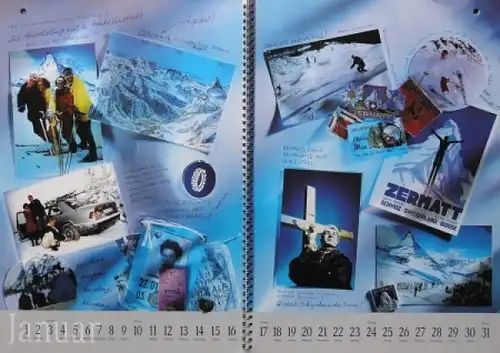Mercedes-Benz Personenwagen 1993 "Reisebilder" Jahreskalender (5353)
