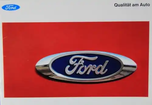 Ford Modellprogramm 1967 "Qualität am Auto" Automobilprospekt (5382)