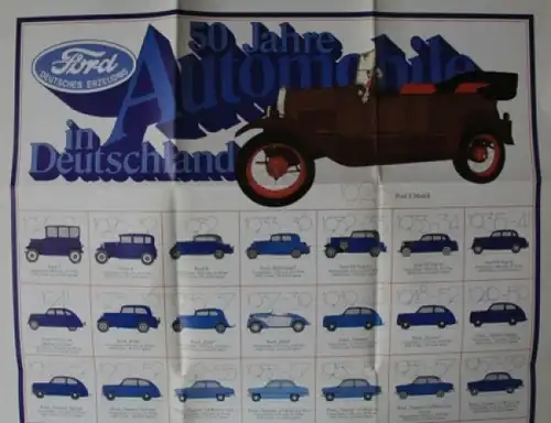 Ford "Von Menschen und Automobilen - 50 Jahre Ford in Deutschland" Ford-Historie 1975 (5538)