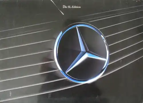 Mercedes-Benz SL Klasse Modellprogramm 1989 Automobilprospekt-Mappe (5671)
