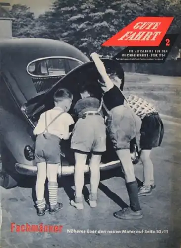 "Gute Fahrt" Volkswagen Zeitschrift 1954 (5899)