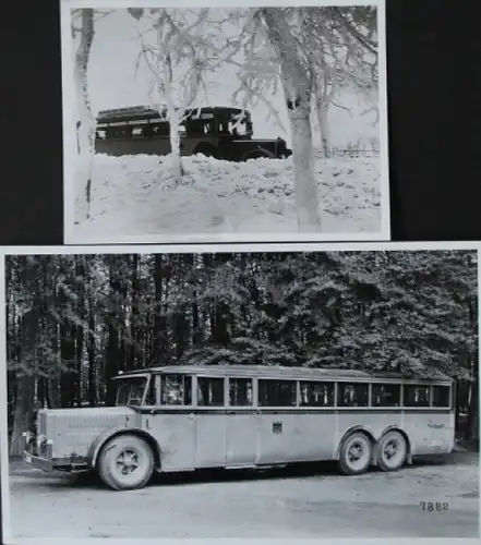 Büssing Bus Typ VI GLN 110 PS 1926 zwei Werksfotos (5830)