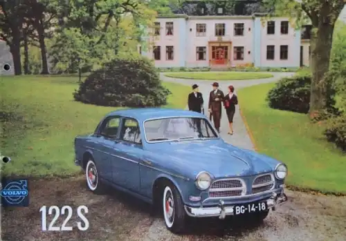 Volvo 122 S Modellprogramm 1960 Automobilprospekt (5917)