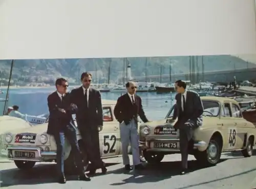 Renault Dauphine Gordini Modellprogramm 1965 Automobilprospekt (6100)