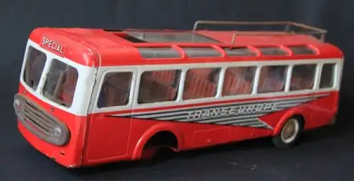 Joustra Touring Car Reisebus 1958 Blechmodell mit Frictionsantrieb in Originalbox (6136)