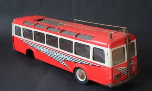 Joustra Touring Car Reisebus 1958 Blechmodell mit Frictionsantrieb in Originalbox (6136)