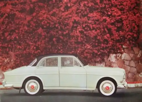 Volvo Modellprogramm 1960 "Swedish Cars" Automobilprospekt (6184)