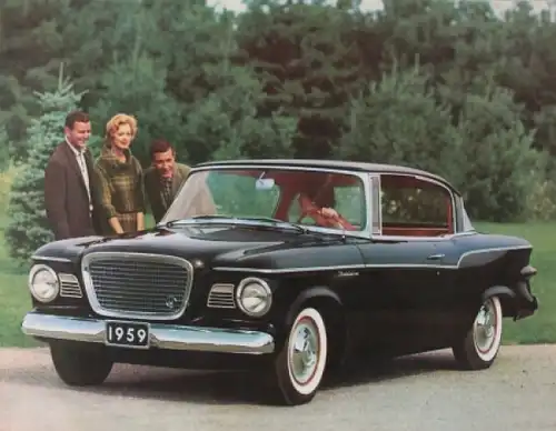 Studebaker Lark Modellprogramm 1959 Automobilprospekt (6311)