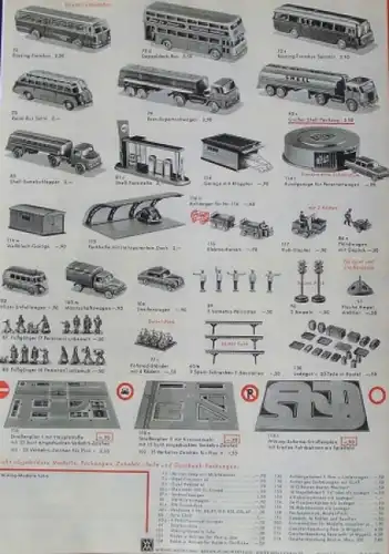 Wiking Modellprogramm Frühjahr 1967 Automobilprospekt (6301)