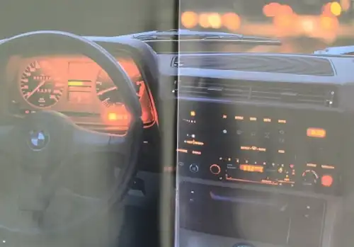 BMW 728 i - 745 i Modellprogramm 1985 + Farbliste Automobilprospekt (6343)
