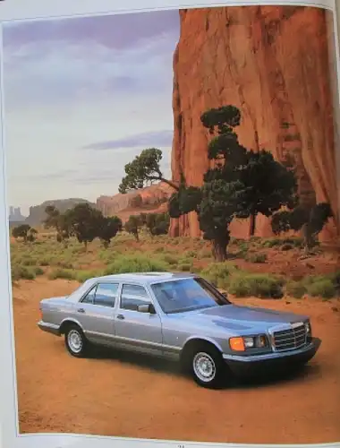 Mercedes-Benz Modellprogramm 1984 US-Cars Automobilprospekt (6438)