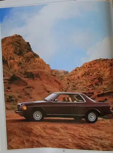 Mercedes-Benz Modellprogramm 1984 US-Cars Automobilprospekt (6438)