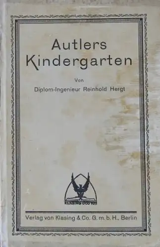 Hergt "Auttlers Kindergarten" Fahrzeugtechnik 1922 (8375)
