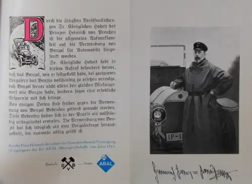 BV Aral 1953 "Vor 100 Jahren fing es an" Tankstellen-Prospekt (8509)