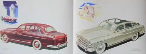 Ford Vedette Modellprogramm 1954 Automobilprospekt (8727)