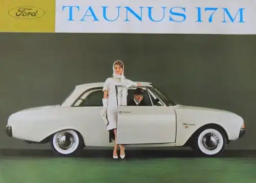 Ford Taunus 17 M Modellprogramm 1964 Gotschke-Motive Automobilprospekt (8930)