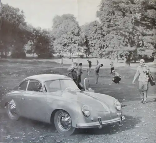 Porsche 356 A Modellprogramm 1954 Automobilprospekt (9879)