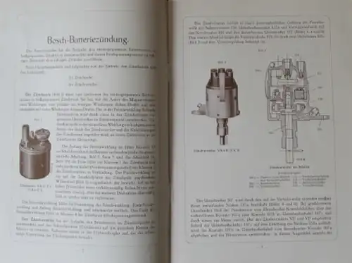 Bosch "Batteriezündung für Motorwagen" Fahrzeugtechnik 1931 (9825)