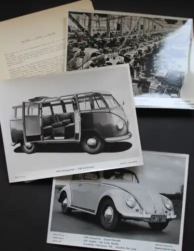 Volkswagen Modellprogramm 1955 "1 Million VW" Automobil-Pressemappe (9963)