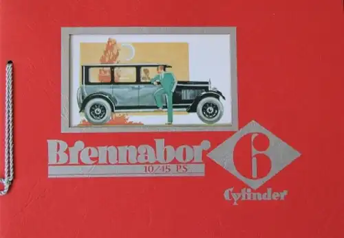 Brennabor 10/45 PS 6 Cylinder Modellprogramm 1928 Automobilprospekt (8907)