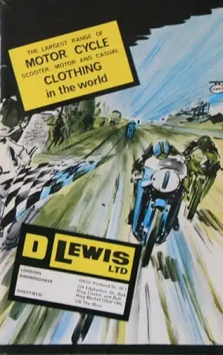 Lewis Motorrad-Zubehörkatalog London 1968 (9936)