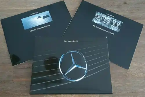 Mercedes-Benz SL R 129 Modellprogramm 1992 Automobilprospekt-Mappe (0461)