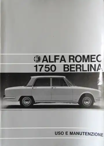 Alfa Romeo 1750 Berlina 1968 Betriebsanleitung (0414)