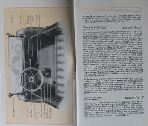 Ford Modell T "Cars + Trucks" 1919 Betriebsanleitung (1177)