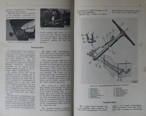 Jeep Kaisers Model CJ-5/6 Universal 1965 Betriebsanleitung (1174)