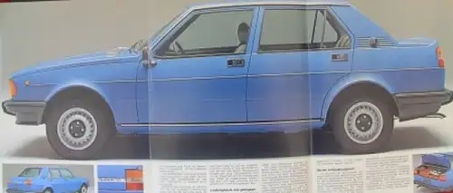 Alfa Romeo Giulietta Modellprogramm 1977 Automobilprospekt (1272)