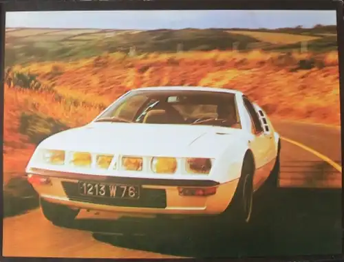 Renault Alpine A 310 Modellprogramm 1974 Automobilprospekt (1150)