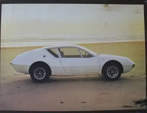 Renault Alpine A 310 Modellprogramm 1974 Automobilprospekt (1150)