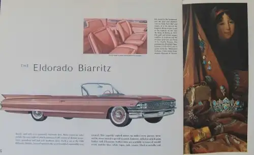 Cadillac Modellprogramm 1961 Automobilprospekt (1333)