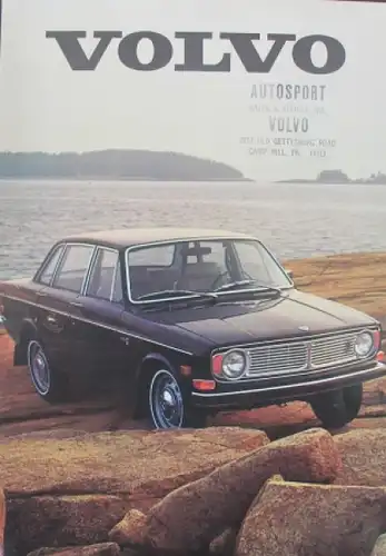 Volvo 140 Modellprogramm 1969 Automobilprospekt (1293)