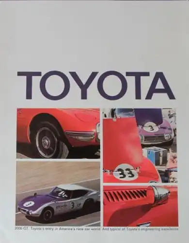 Toyota Modellprogramm 1969 Automobilprospekt (1372)