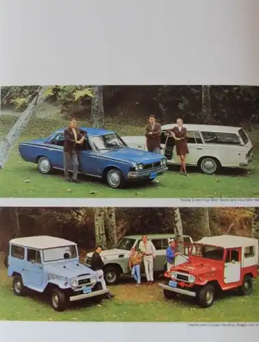 Toyota Modellprogramm 1969 Automobilprospekt (1372)