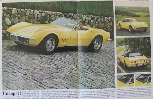 Chevrolet Corvette Modellprogramm 1968 Automobilprospekt (1367)