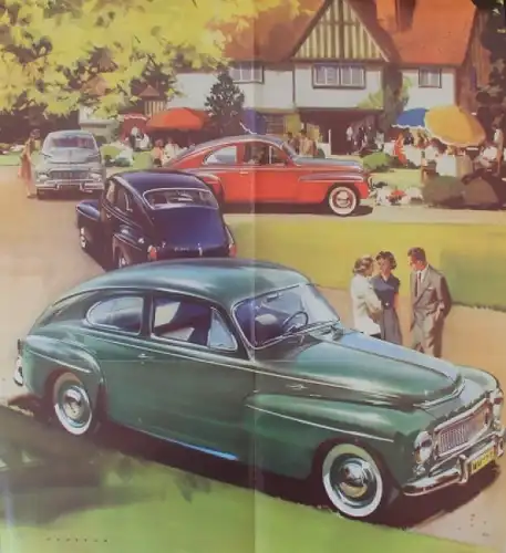 Volvo 544 Modellprogramm 1959 Automobilprospekt (1362)