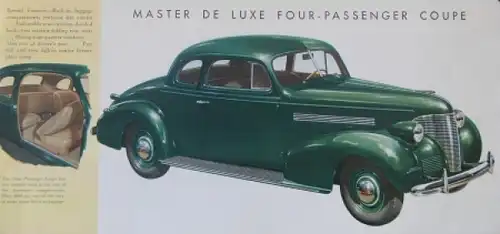 Chevrolet Modellprogramm 1939 Automobilprospekt (1355)