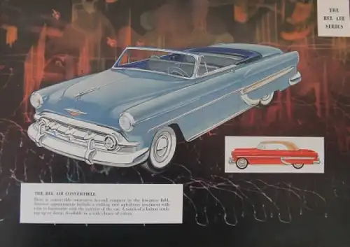Chevrolet Modellprogramm 1953 Automobilprospekt (1343)