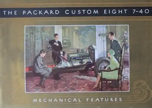 Packard Custom Eight Modellprogramm 1929 Prestigekatalog (1439)